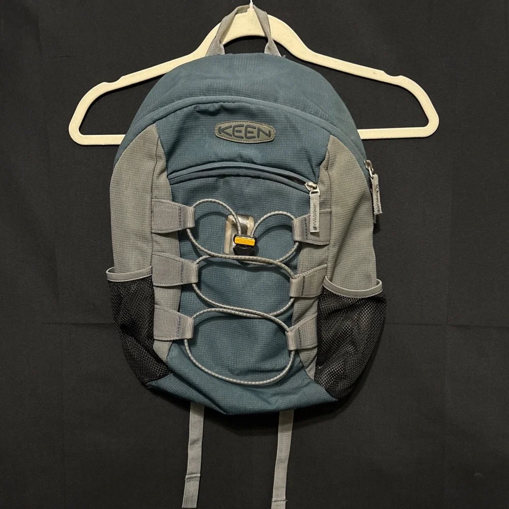 Keen Backpack OS Blue Grey Gorpcore Hiking Outdoor Bungee Utility Daypack